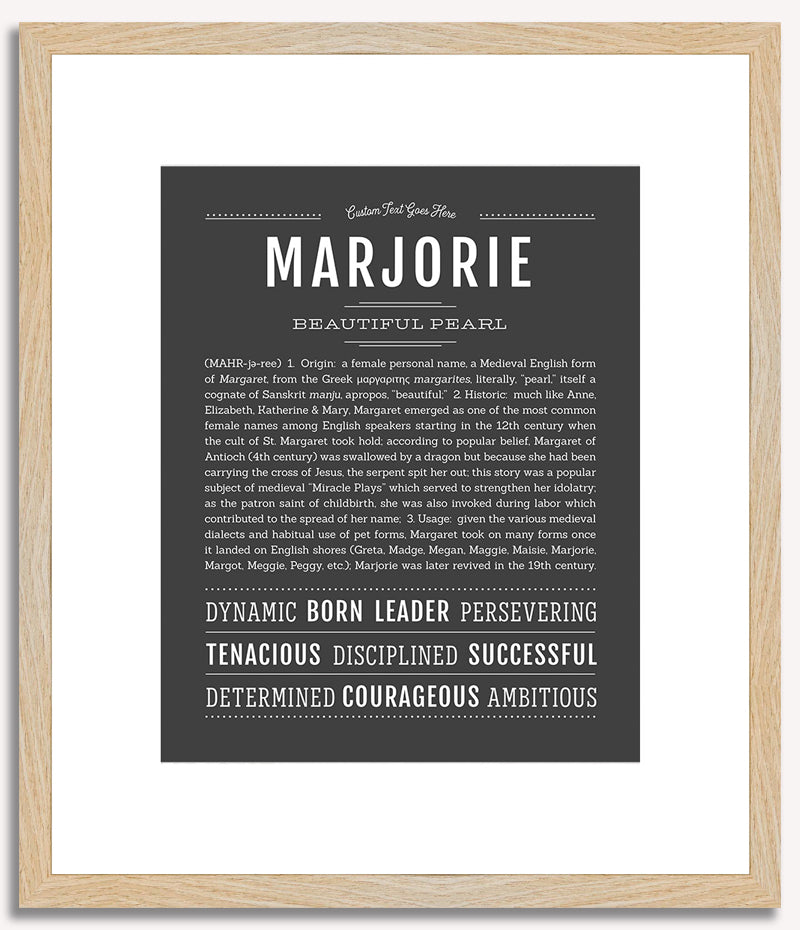 Marjorie | Name Art Print