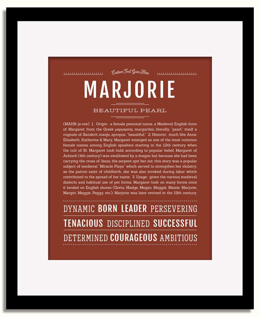 Frame Options | Bordeaux | Black Frame, Matted