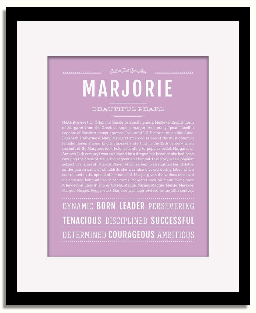 Frame Options | Lilac | Black Frame, Matted