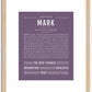 Mark | Name Art Print