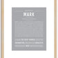 Mark | Name Art Print