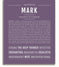 Mark | Name Art Print – Name Stories