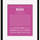 Frame Options | Dark Pink | Black Frame, Matted