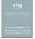 Mark | Name Art Print – Name Stories