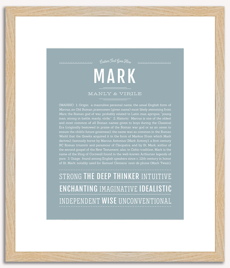 Mark | Name Art Print