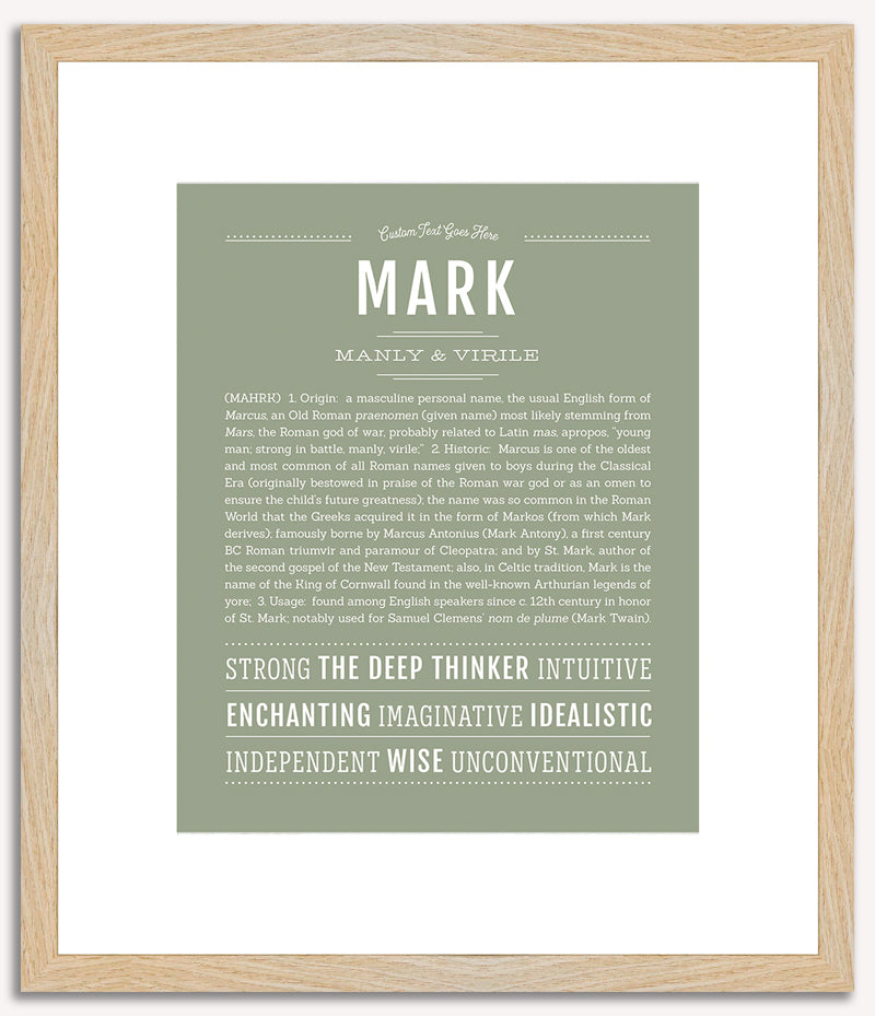 Mark | Name Art Print