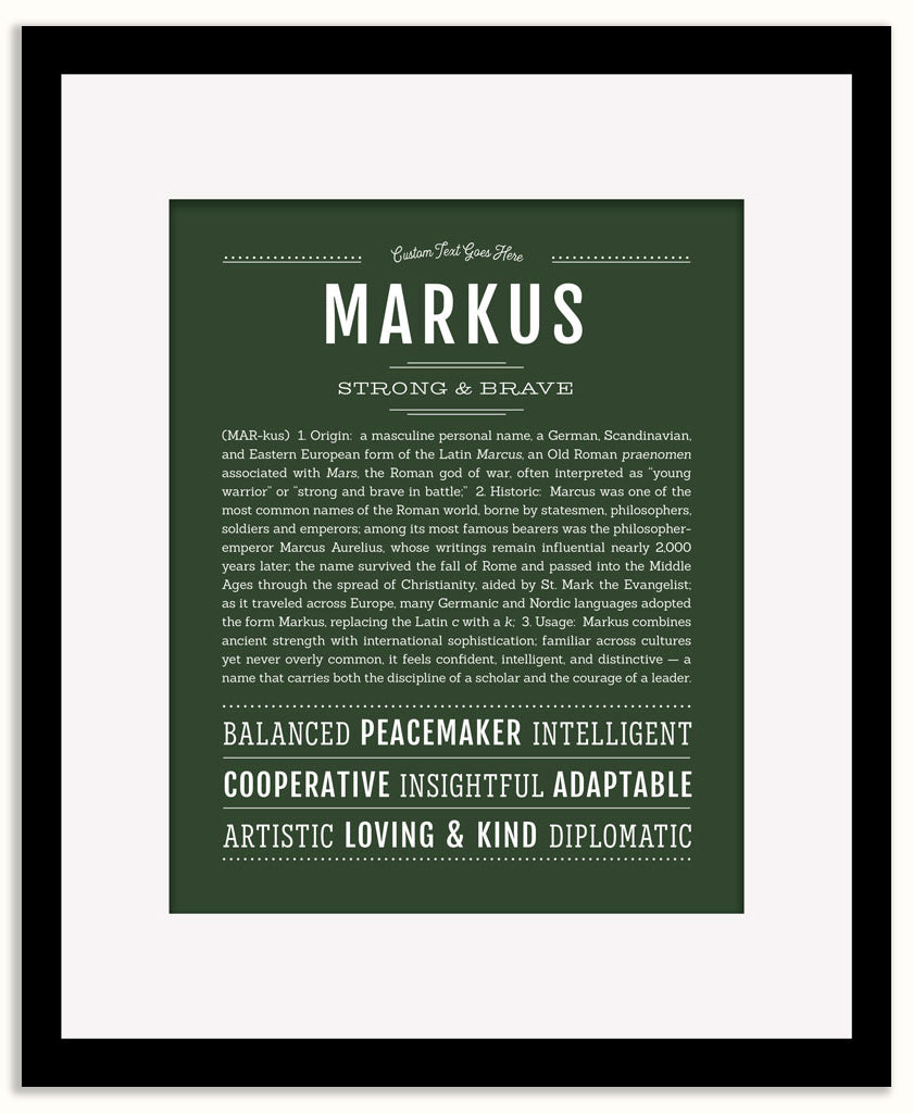 Markus | Name Art Print