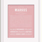 Frame Options | Dusty Rose | White Frame, Matted