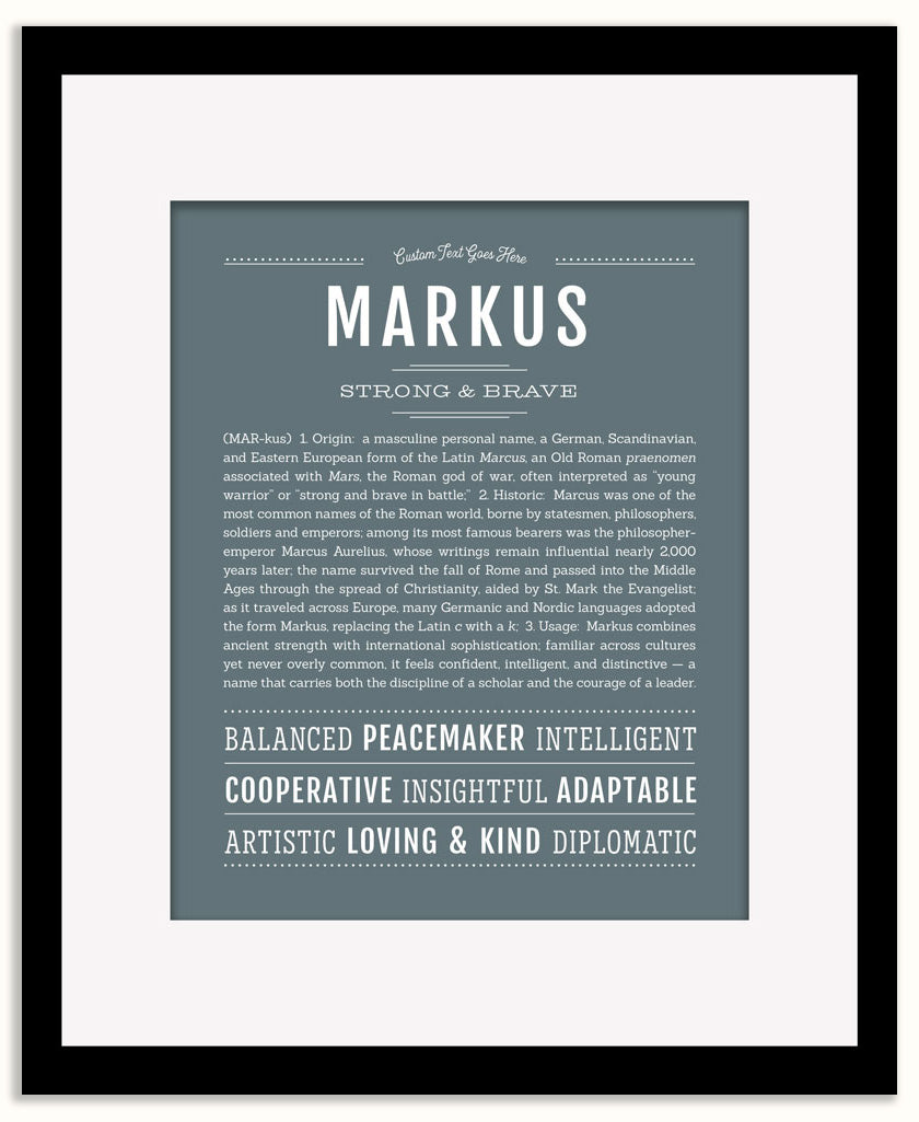 Markus | Name Art Print