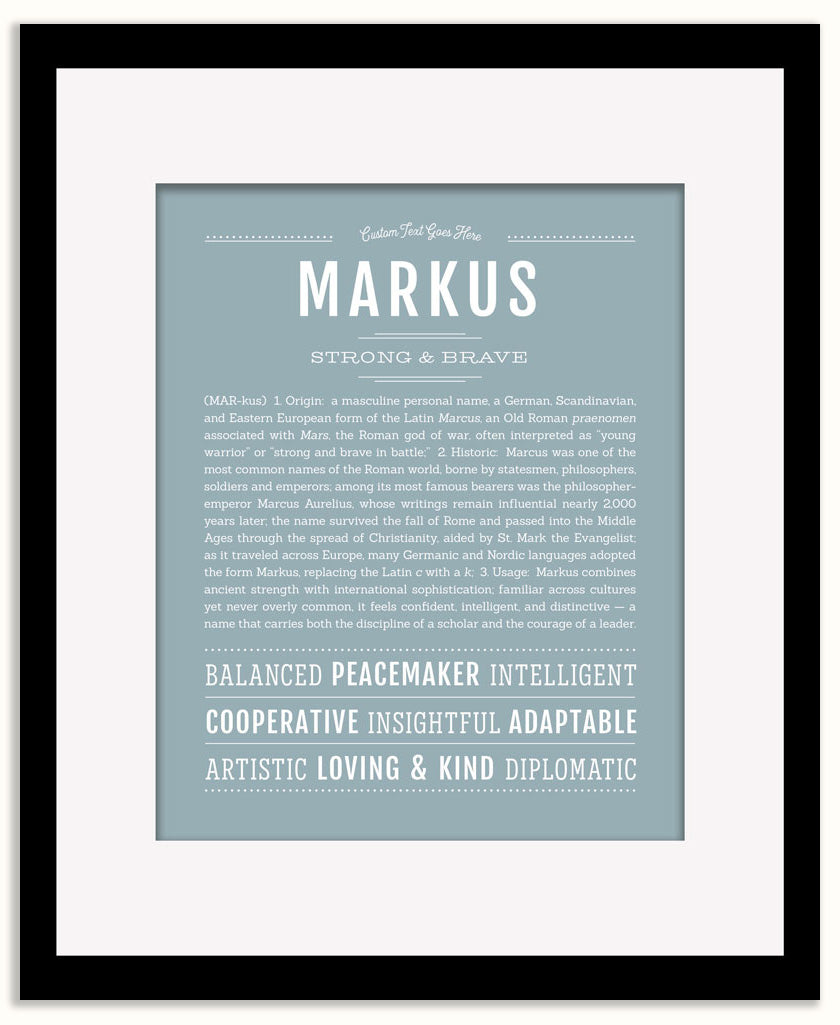 Markus | Name Art Print