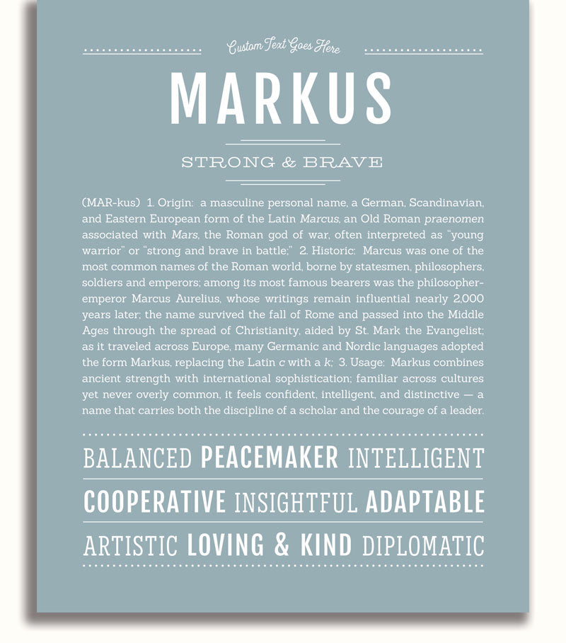 Frame Options | Powder Blue | White Frame, Matted