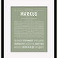 Markus | Name Art Print