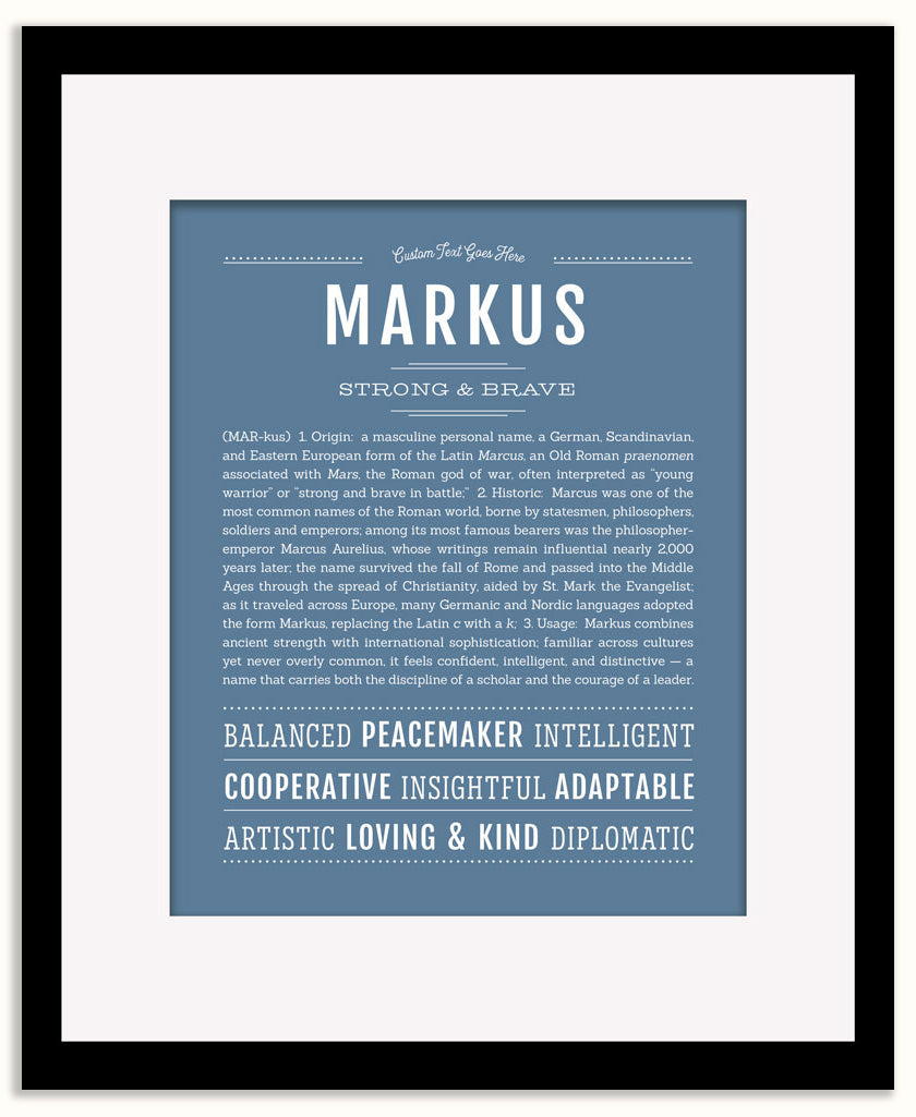 Markus | Name Art Print