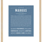 Markus | Name Art Print