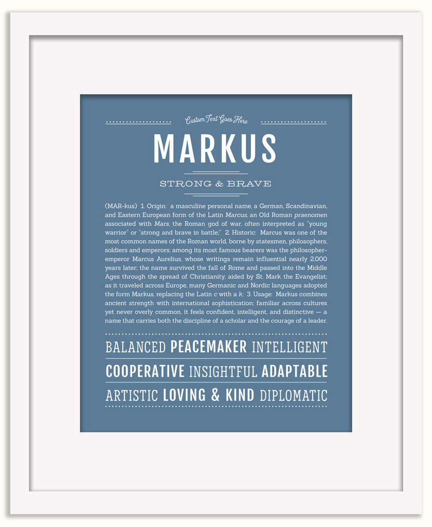 Markus | Name Art Print