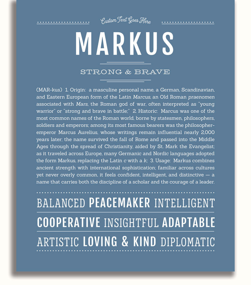 Frame Options | Steele Blue | White Frame, Matted
