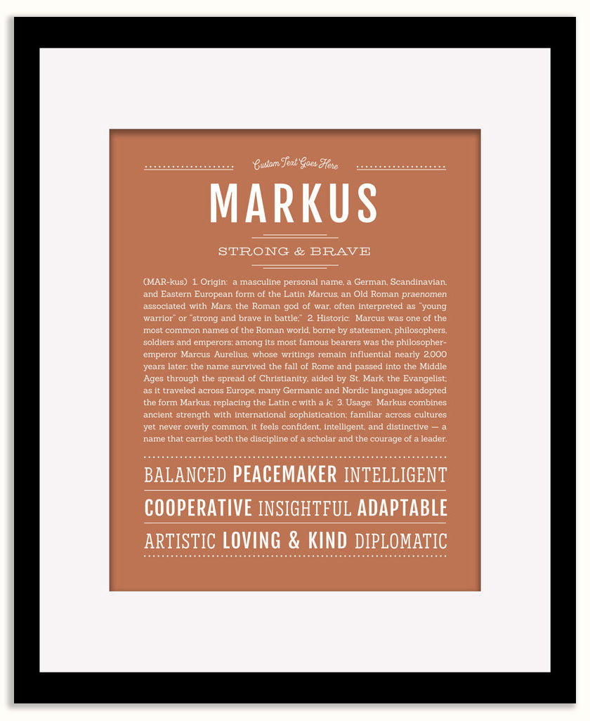 Markus | Name Art Print
