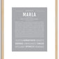 Marla | Name Art Print