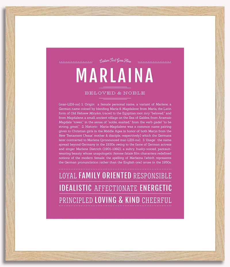 Marlaina | Name Art Print