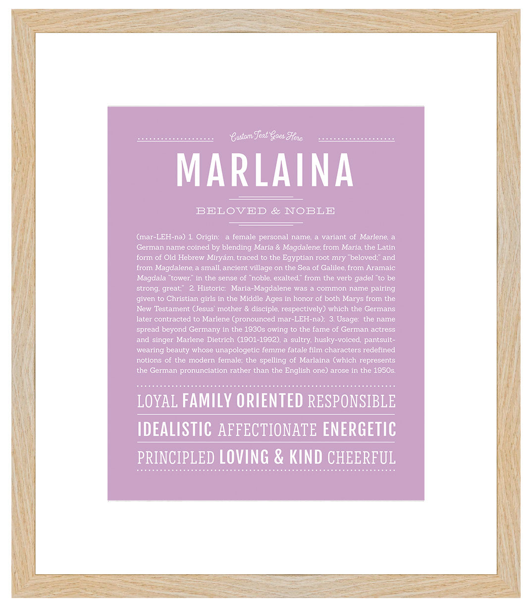 Marlaina | Name Art Print