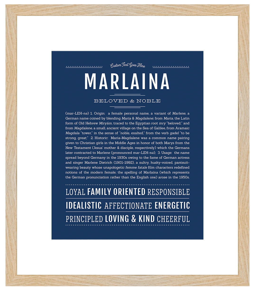 Marlaina | Name Art Print