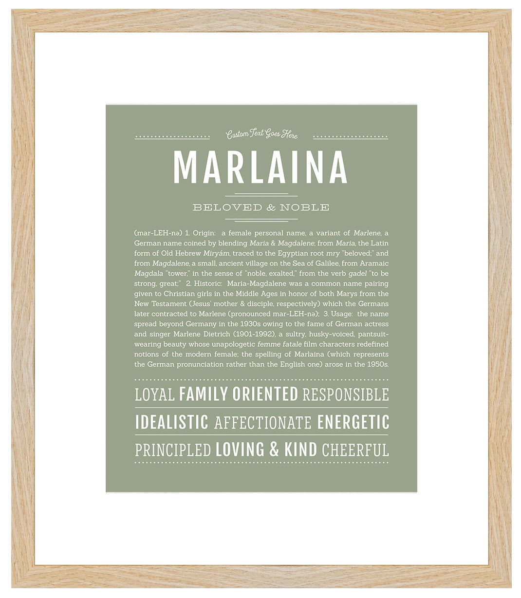 Marlaina | Name Art Print