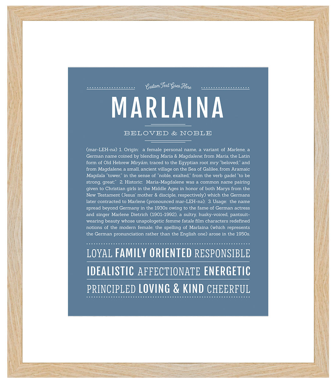 Marlaina | Name Art Print