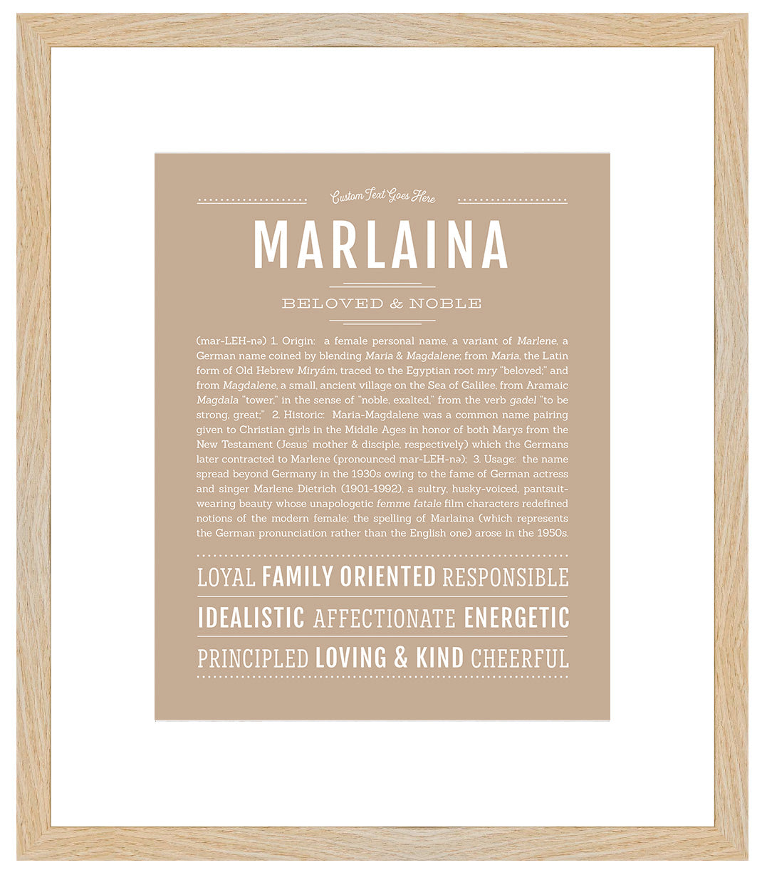 Marlaina | Name Art Print