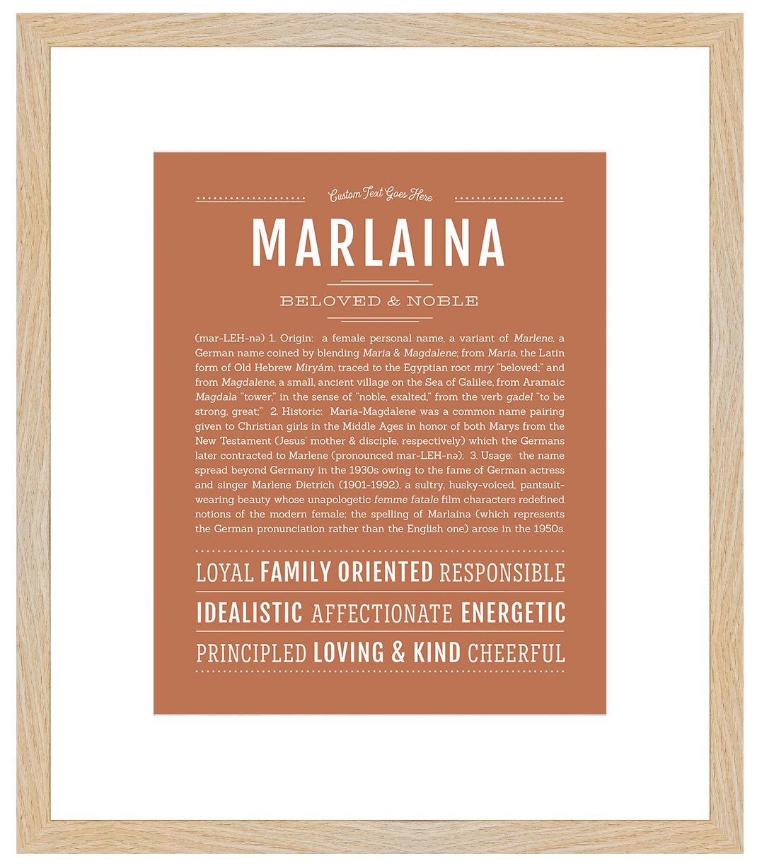 Marlaina | Name Art Print