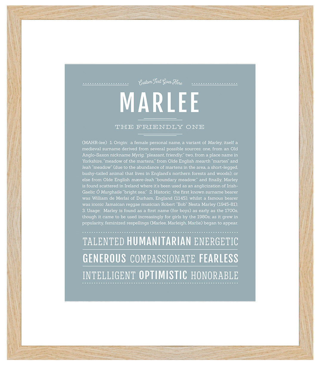 Marlee | Name Art Print