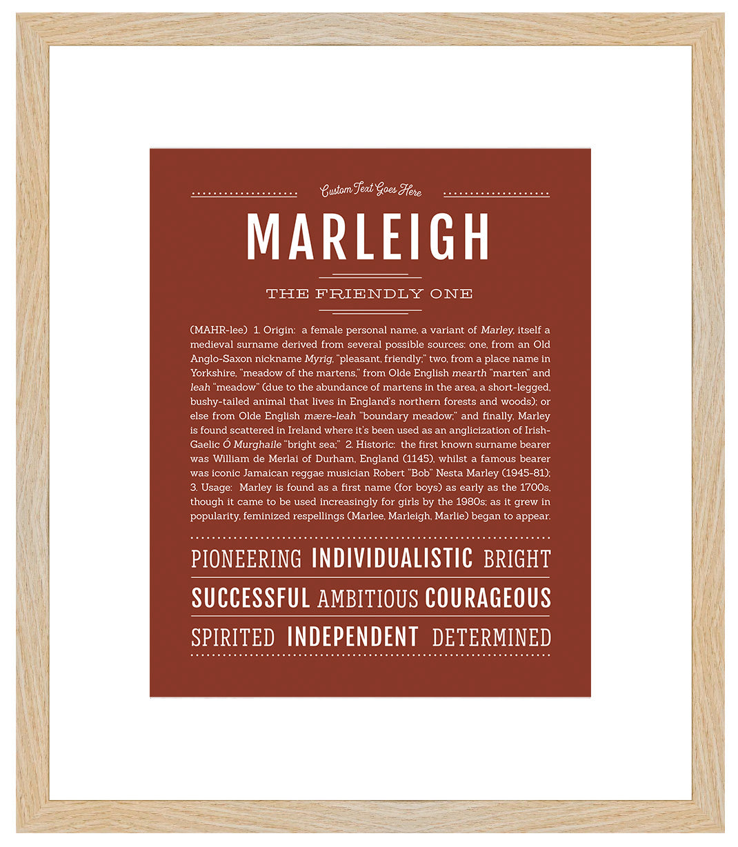 Marleigh | Name Art Print