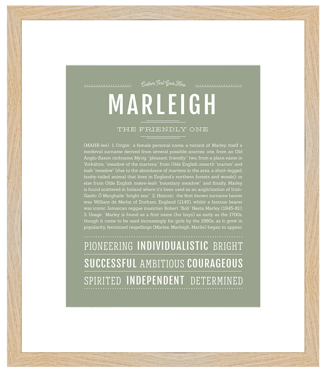 Marleigh | Name Art Print