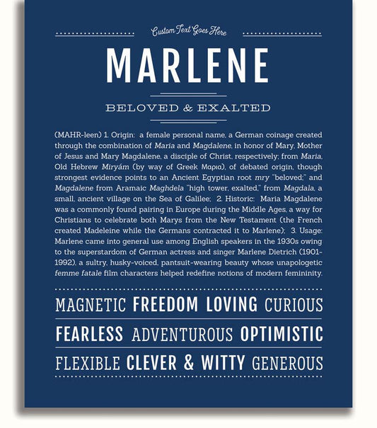 Frame Options | Midnight Blue | No Frame