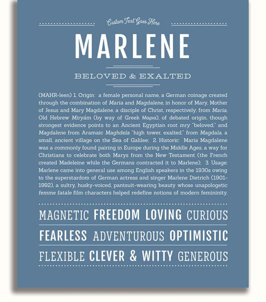 Frame Options | Steele Blue | No Frame