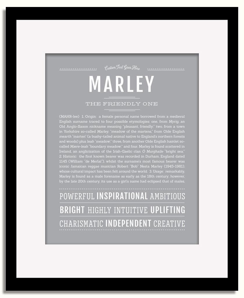 Frame Options | Sage | Black Frame, Matted