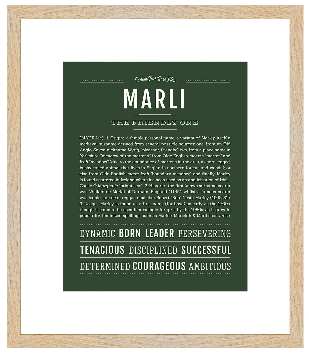 Marli | Name Art Print