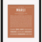 Frame Options | Terra Cotta | Black Frame, Matted