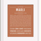 Frame Options | Terra Cotta | White Frame, Matted