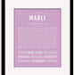 Frame Options | Lilac | Black Frame, Matted