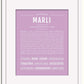 Frame Options | Lilac | White Frame, Matted