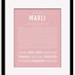 Frame Options | Dusty Rose | Black Frame, Matted