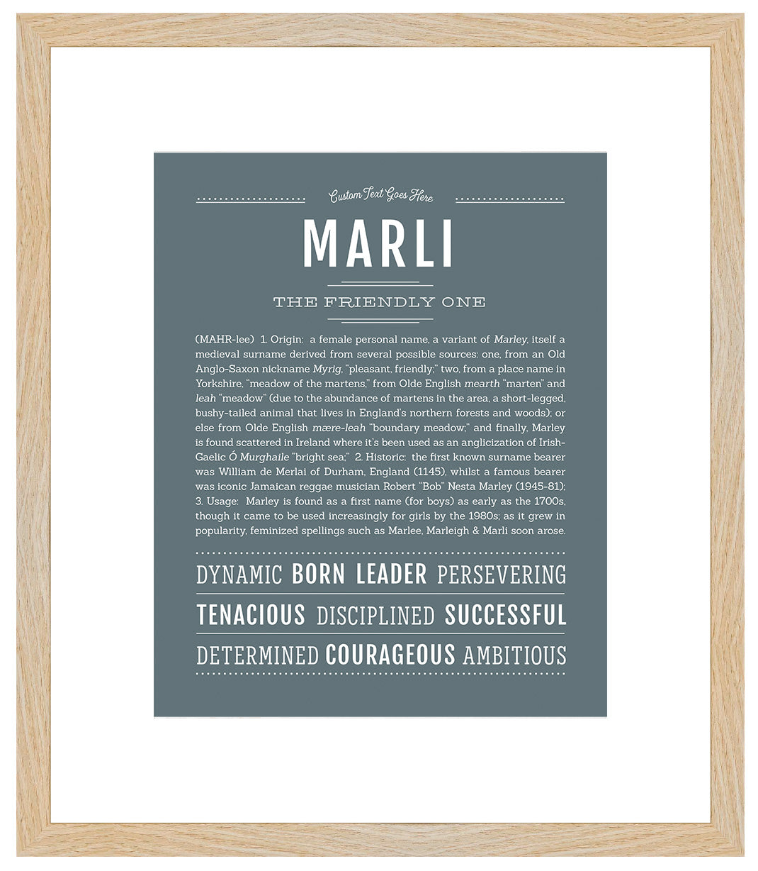 Marli | Name Art Print