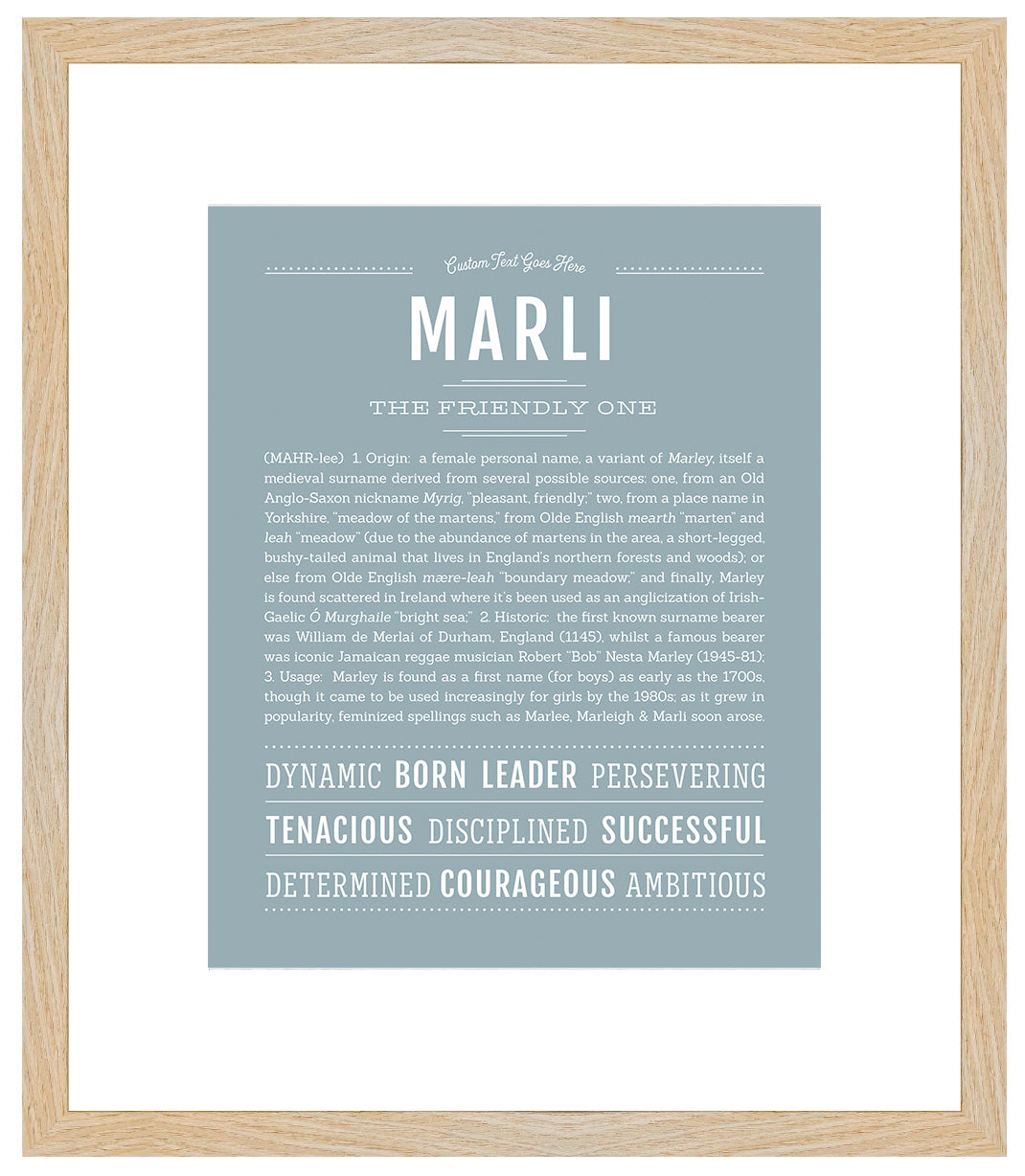 Marli | Name Art Print