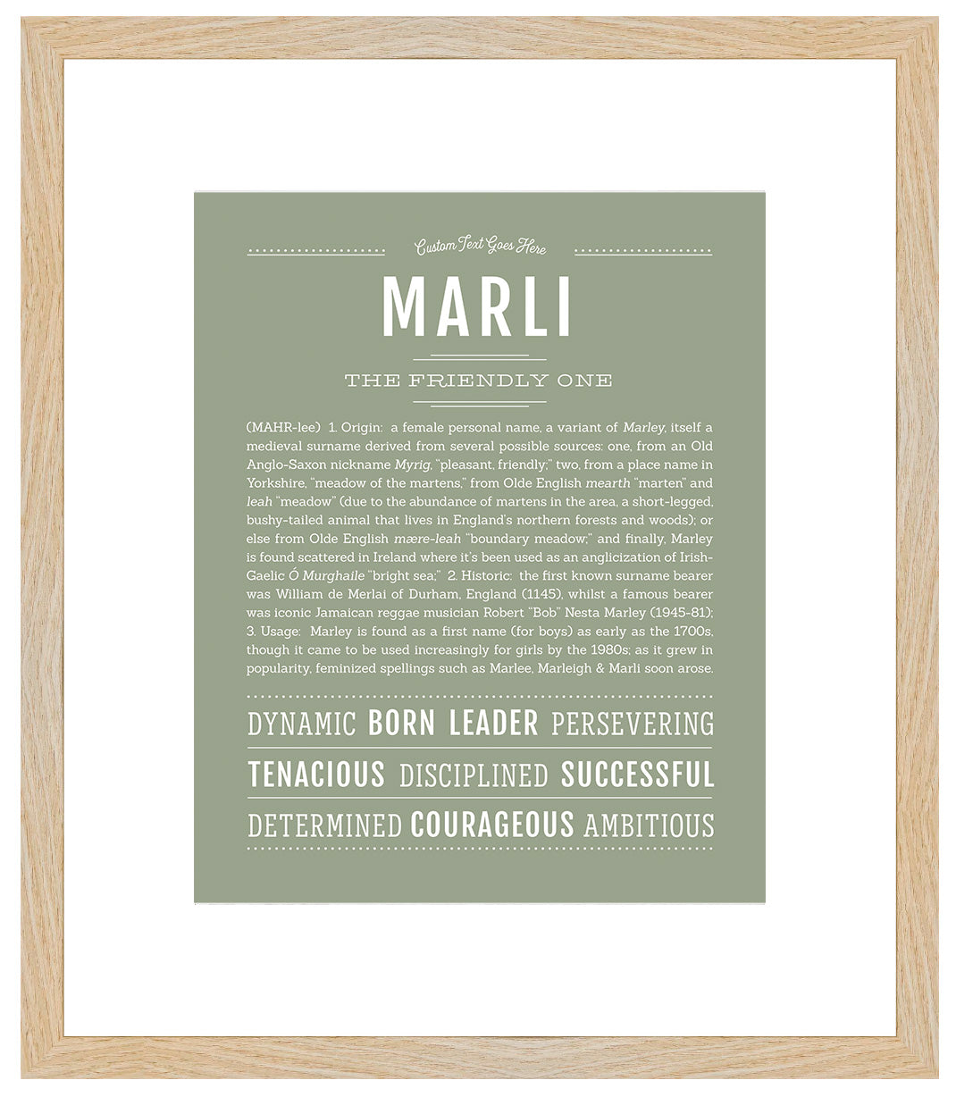 Marli | Name Art Print