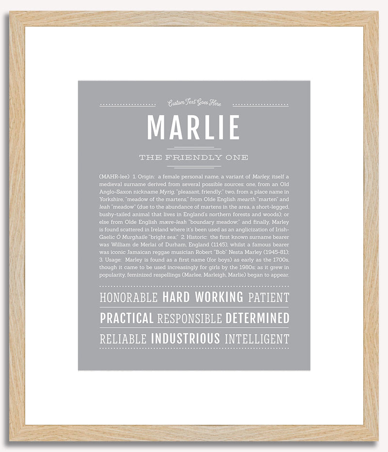 Marlie | Name Art Print