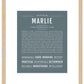 Marlie | Name Art Print