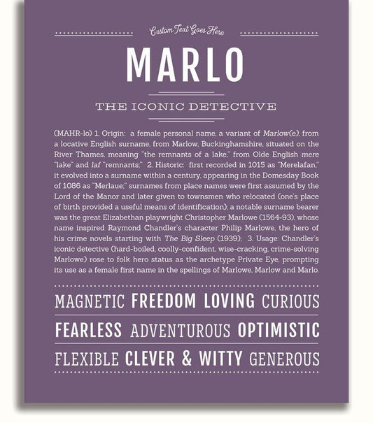 Frame Options | Deep Purple | No Frame