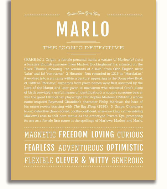 Frame Options | Matte Gold | No Frame