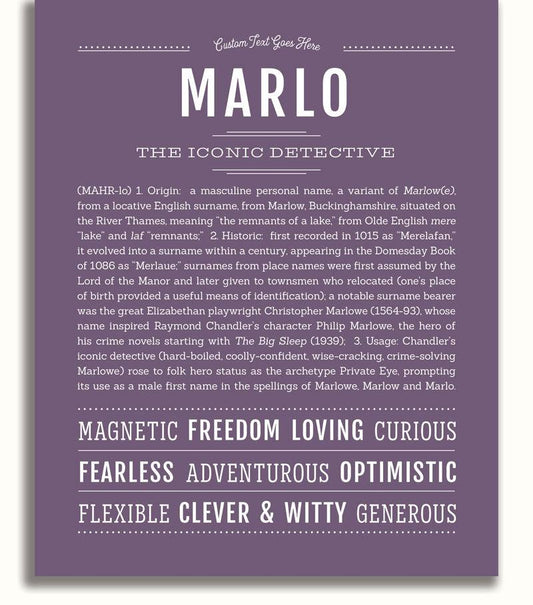 Frame Options | Deep Purple | No Frame