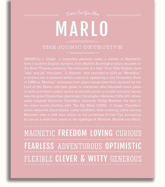 Frame Options | Dusty Rose | No Frame